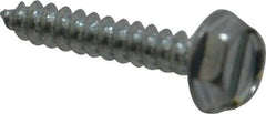 Value Collection - #6 Hex Washer Head Slotted Sheet Metal Screw - Steel, 3/4" Length Under Head, Grade 2 - Eagle Tool & Supply