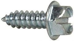 Value Collection - #14 Hex Washer Head Slotted Sheet Metal Screw - Steel, 3/4" Length Under Head, Grade 2 - Eagle Tool & Supply