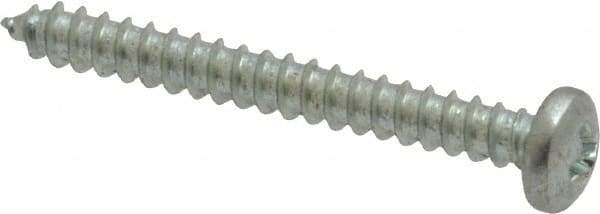 Value Collection - #4 Pan Head Phillips Sheet Metal Screw - Steel, 1" Length Under Head, Grade 2 - Eagle Tool & Supply