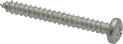 Value Collection - #4 Pan Head Phillips Sheet Metal Screw - Steel, 1" Length Under Head, Grade 2 - Eagle Tool & Supply