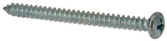 Value Collection - #6 Pan Head Phillips Sheet Metal Screw - Steel, 1-3/4" Length Under Head, Grade 2 - Eagle Tool & Supply