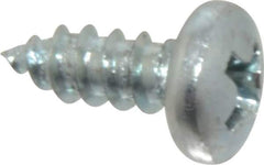 Value Collection - #7 Pan Head Phillips Sheet Metal Screw - Steel, 3/8" Length Under Head, Grade 2 - Eagle Tool & Supply
