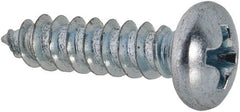 Value Collection - #7 Pan Head Phillips Sheet Metal Screw - Steel, 5/8" Length Under Head, Grade 2 - Eagle Tool & Supply