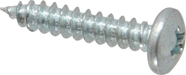 Value Collection - #7 Pan Head Phillips Sheet Metal Screw - Steel, 3/4" Length Under Head, Grade 2 - Eagle Tool & Supply
