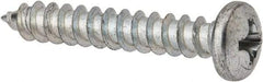 Value Collection - #7 Pan Head Phillips Sheet Metal Screw - Steel, 1" Length Under Head, Grade 2 - Eagle Tool & Supply