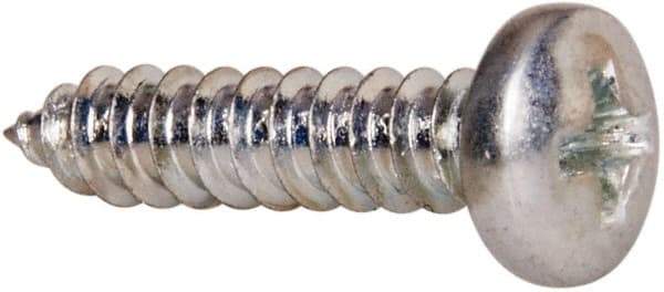 Value Collection - #8 Pan Head Phillips Sheet Metal Screw - Steel, 3/4" Length Under Head, Grade 2 - Eagle Tool & Supply