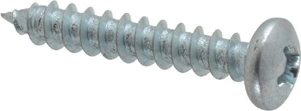 Value Collection - #8 Pan Head Phillips Sheet Metal Screw - Steel, 1" Length Under Head, Grade 2 - Eagle Tool & Supply