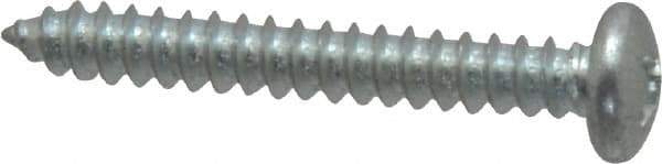 Value Collection - #8 Pan Head Phillips Sheet Metal Screw - Steel, 1-1/4" Length Under Head, Grade 2 - Eagle Tool & Supply