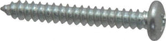 Value Collection - #8 Pan Head Phillips Sheet Metal Screw - Steel, 1-1/4" Length Under Head, Grade 2 - Eagle Tool & Supply