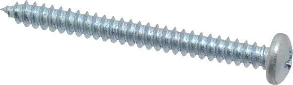 Value Collection - #8 Pan Head Phillips Sheet Metal Screw - Steel, 1-3/4" Length Under Head, Grade 2 - Eagle Tool & Supply