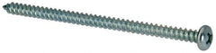 Value Collection - #8 Pan Head Phillips Sheet Metal Screw - Steel, 3" Length Under Head, Grade 2 - Eagle Tool & Supply