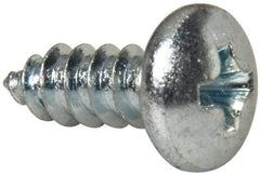 Value Collection - #10 Pan Head Phillips Sheet Metal Screw - Steel, 1/2" Length Under Head, Grade 2 - Eagle Tool & Supply
