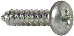 Value Collection - #10 Pan Head Phillips Sheet Metal Screw - Steel, 3/4" Length Under Head, Grade 2 - Eagle Tool & Supply