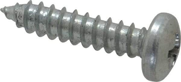 Value Collection - #10 Pan Head Phillips Sheet Metal Screw - Steel, 7/8" Length Under Head, Grade 2 - Eagle Tool & Supply