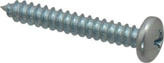 Value Collection - #10 Pan Head Phillips Sheet Metal Screw - Steel, 1-1/4" Length Under Head, Grade 2 - Eagle Tool & Supply
