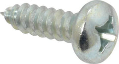 Value Collection - #12 Pan Head Phillips Sheet Metal Screw - Steel, 3/4" Length Under Head, Grade 2 - Eagle Tool & Supply