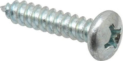 Value Collection - #12 Pan Head Phillips Sheet Metal Screw - Steel, 1" Length Under Head, Grade 2 - Eagle Tool & Supply