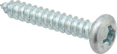 Value Collection - #12 Pan Head Phillips Sheet Metal Screw - Steel, 1-1/4" Length Under Head, Grade 2 - Eagle Tool & Supply