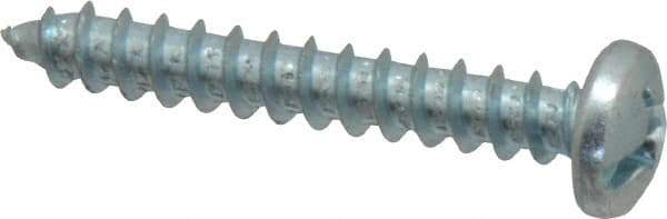 Value Collection - #12 Pan Head Phillips Sheet Metal Screw - Steel, 1-1/2" Length Under Head, Grade 2 - Eagle Tool & Supply
