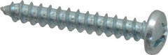 Value Collection - #12 Pan Head Phillips Sheet Metal Screw - Steel, 1-1/2" Length Under Head, Grade 2 - Eagle Tool & Supply