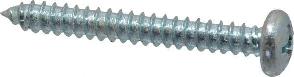 Value Collection - #12 Pan Head Phillips Sheet Metal Screw - Steel, 1-3/4" Length Under Head, Grade 2 - Eagle Tool & Supply