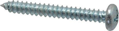 Value Collection - #12 Pan Head Phillips Sheet Metal Screw - Steel, 1-3/4" Length Under Head, Grade 2 - Eagle Tool & Supply