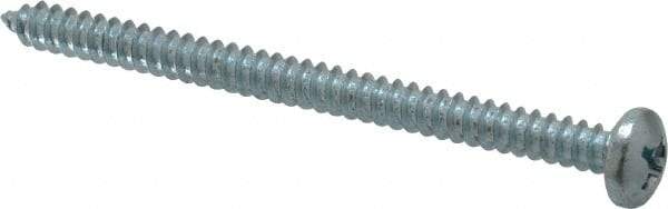 Value Collection - #12 Pan Head Phillips Sheet Metal Screw - Steel, 3" Length Under Head, Grade 2 - Eagle Tool & Supply