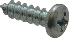 Value Collection - #14 Pan Head Phillips Sheet Metal Screw - Steel, 7/8" Length Under Head, Grade 2 - Eagle Tool & Supply