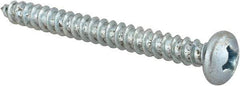 Value Collection - #14 Pan Head Phillips Sheet Metal Screw - Steel, 2-1/2" Length Under Head, Grade 2 - Eagle Tool & Supply