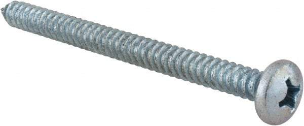Value Collection - #14 Pan Head Phillips Sheet Metal Screw - Steel, 3" Length Under Head, Grade 2 - Eagle Tool & Supply