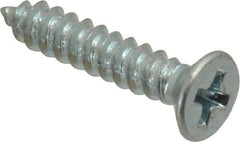 Value Collection - #4 Flat Head Phillips Sheet Metal Screw - Steel, 5/8" OAL, Grade 2 - Eagle Tool & Supply