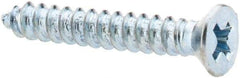 Value Collection - #4 Flat Head Phillips Sheet Metal Screw - Steel, 3/4" OAL, Grade 2 - Eagle Tool & Supply