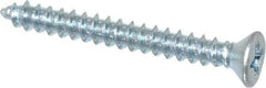 Value Collection - #6 Flat Head Phillips Sheet Metal Screw - Steel, 1-1/4" OAL, Grade 2 - Eagle Tool & Supply