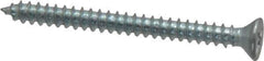 Value Collection - #6 Flat Head Phillips Sheet Metal Screw - Steel, 1-1/2" OAL, Grade 2 - Eagle Tool & Supply