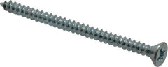 Value Collection - #6 Flat Head Phillips Sheet Metal Screw - Steel, 2" OAL, Grade 2 - Eagle Tool & Supply