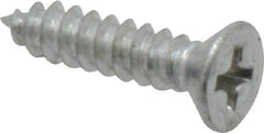 Value Collection - #8 Flat Head Phillips Sheet Metal Screw - Steel, 3/4" OAL, Grade 2 - Eagle Tool & Supply