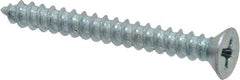 Value Collection - #8 Flat Head Phillips Sheet Metal Screw - Steel, 1-1/2" OAL, Grade 2 - Eagle Tool & Supply