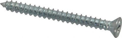 Value Collection - #8 Flat Head Phillips Sheet Metal Screw - Steel, 1-3/4" OAL, Grade 2 - Eagle Tool & Supply