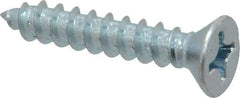 Value Collection - #12 Flat Head Phillips Sheet Metal Screw - Steel, 1-1/4" OAL, Grade 2 - Eagle Tool & Supply