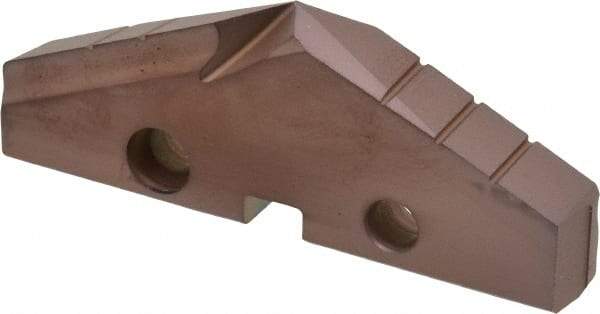 Allied Machine and Engineering - 2-7/16" Diam x 5/16" Thick, Seat Code 4, 132° Included Angle Spade Drill Insert - AM200 Coated, Cobalt, Grade Super Cobalt, Series GEN2 T-A - Eagle Tool & Supply
