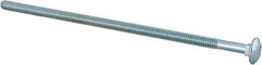 Value Collection - 1/4-20 UNC 7" Length Under Head, Standard Square Neck, Carriage Bolt - Grade 2 Steel, Zinc-Plated Finish - Eagle Tool & Supply