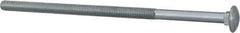 Value Collection - 3/8-16 UNC 8-1/2" Length Under Head, Standard Square Neck, Carriage Bolt - Grade 2 Steel, Zinc-Plated Finish - Eagle Tool & Supply