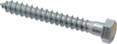 Value Collection - 3/8" Screw, 3" Length Under Head, Steel, Hex Head Lag Screw - Zinc Plated, Grade 2 - Eagle Tool & Supply
