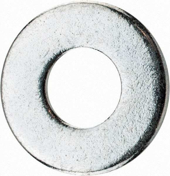 Value Collection - 1/4" Screw, Steel USS Flat Washer - 5/16" ID x 3/4" OD, 1/16" Thick, Zinc-Plated Finish - Eagle Tool & Supply