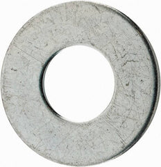 Value Collection - 3/8" Screw, Steel USS Flat Washer - 7/16" ID x 1" OD, 5/64" Thick, Zinc-Plated Finish - Eagle Tool & Supply