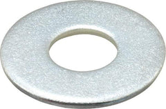 Value Collection - 1/2" Screw, Steel USS Flat Washer - 9/16" ID x 1-3/8" OD, 7/64" Thick, Zinc-Plated Finish - Eagle Tool & Supply