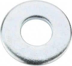 Value Collection - 5/16" Screw, Steel USS Flat Washer - 3/8" ID x 7/8" OD, 0.0781" Thick, Zinc-Plated Finish - Eagle Tool & Supply