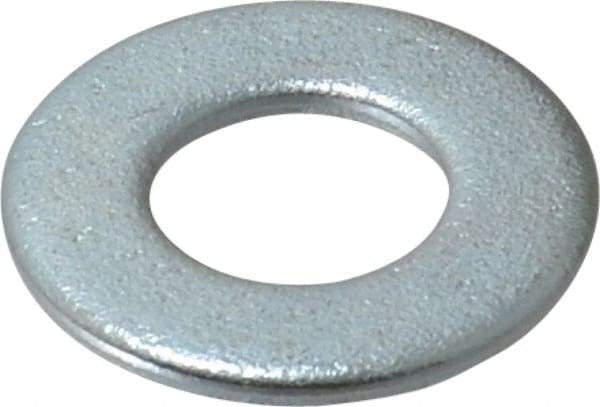 Value Collection - 1/2" Screw, Steel SAE Flat Washer - 17/32" ID x 1-1/16" OD, 3/32" Thick, Zinc-Plated Finish - Eagle Tool & Supply