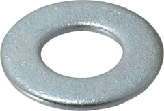 Value Collection - 1/2" Screw, Steel SAE Flat Washer - 17/32" ID x 1-1/16" OD, 3/32" Thick, Zinc-Plated Finish - Eagle Tool & Supply