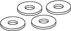 Value Collection - 1-3/8" Screw, Steel USS Flat Washer - 1-1/2" ID x 3-1/4" OD, 0.153" Thick, Zinc-Plated Finish - Eagle Tool & Supply